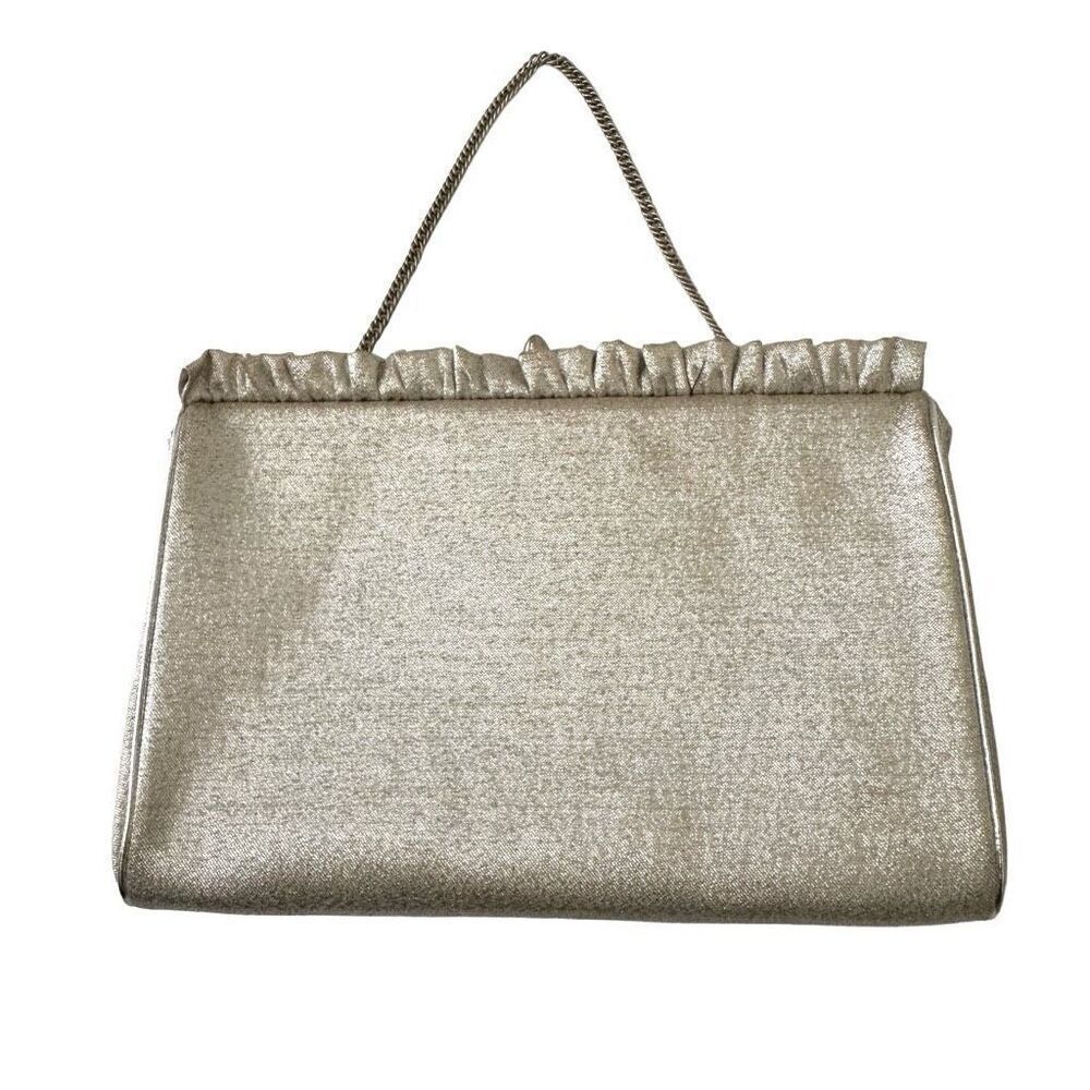 Harry Levine grey shimmery vintage purse